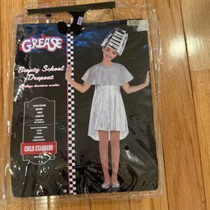 Grease Beauty School Dropout Kids Costume - Silver